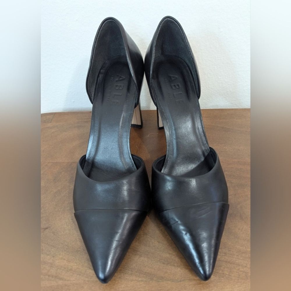 Able Dark Academia Whimisgoth Preppy Minimalist Capsule Heels 7 1/2